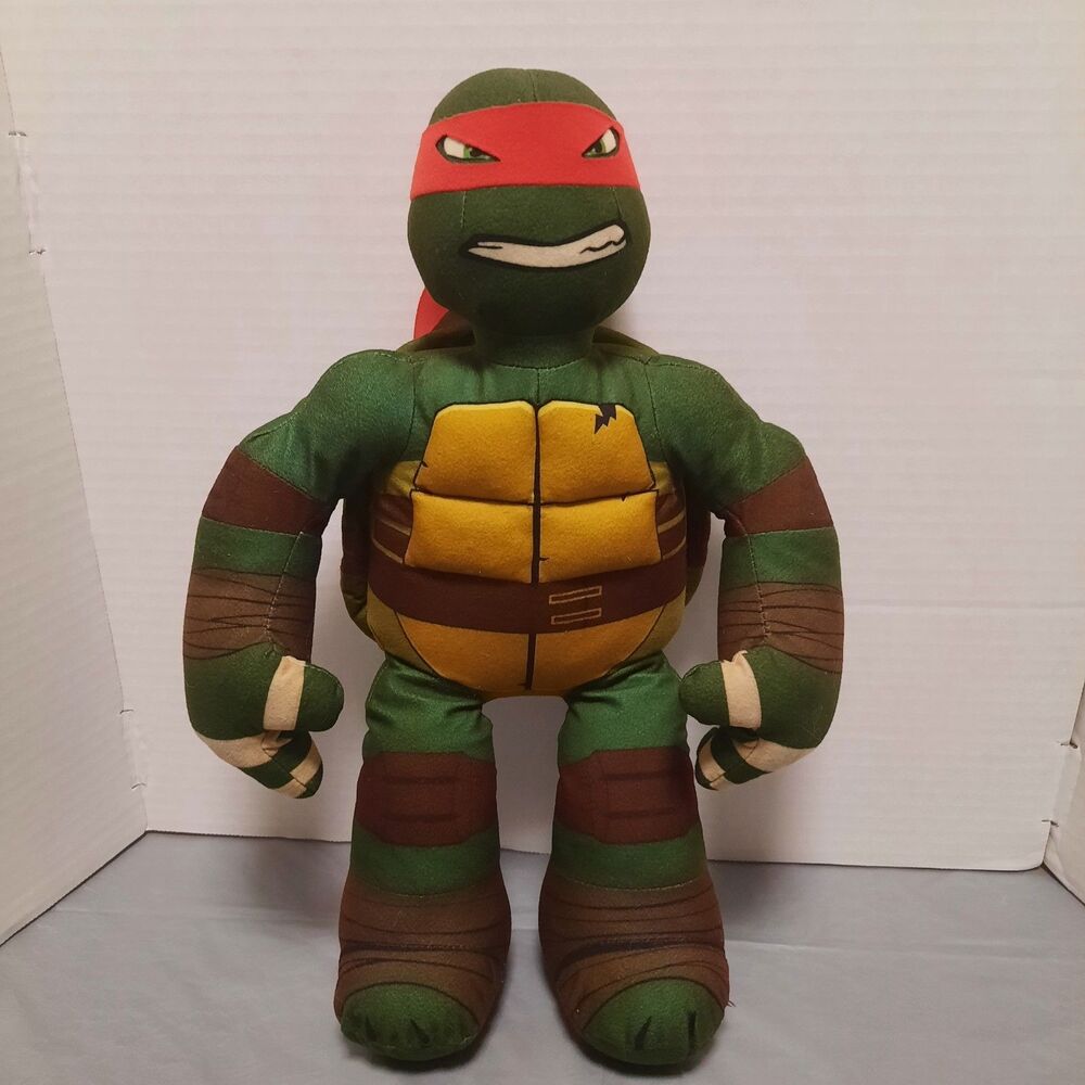 TMNT Raphael 16" Talking Plush 2013 Viacom Playmates Toy Teenage Mutant Ninja